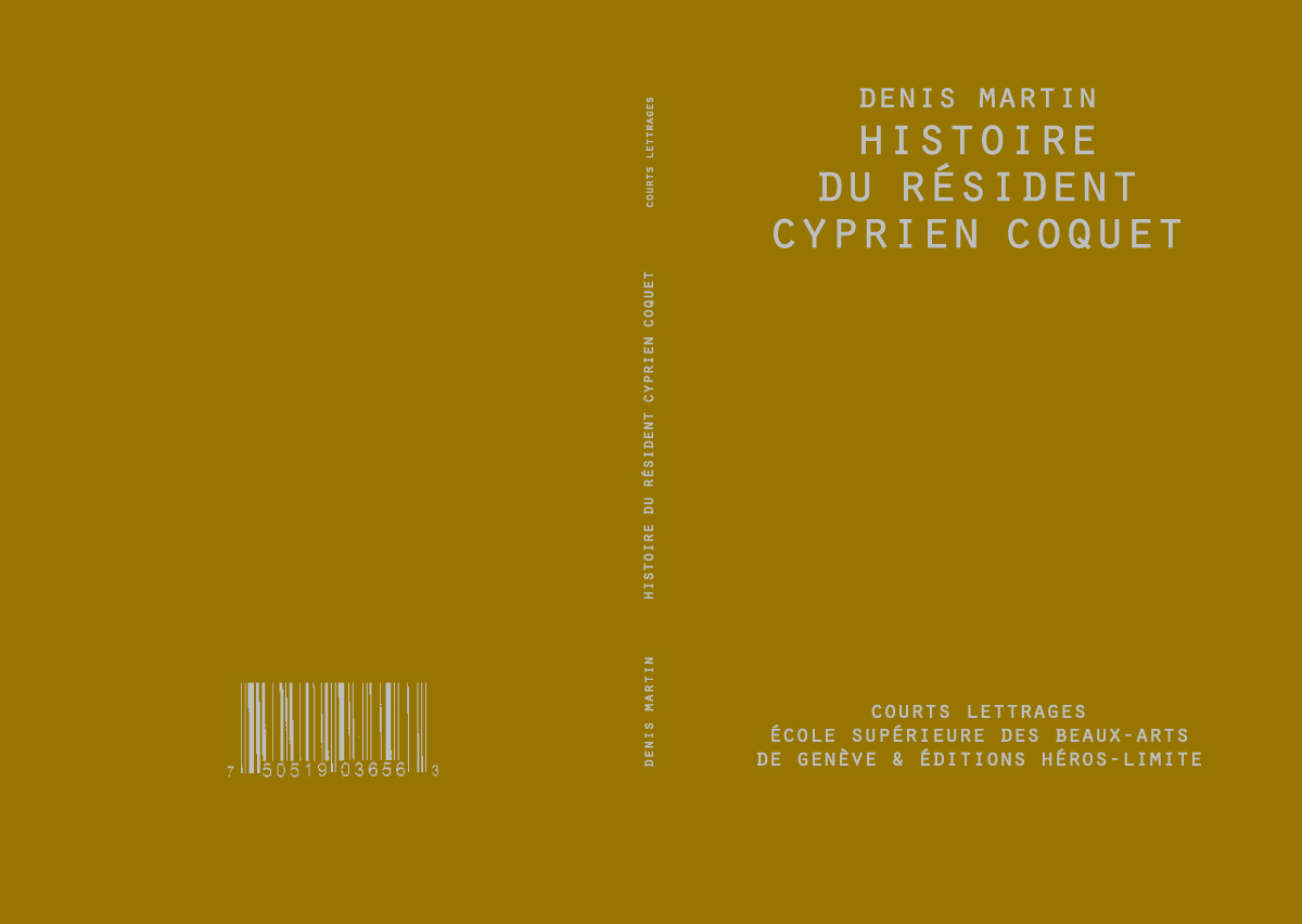 Editions Courts Lettrages – Couverture brune