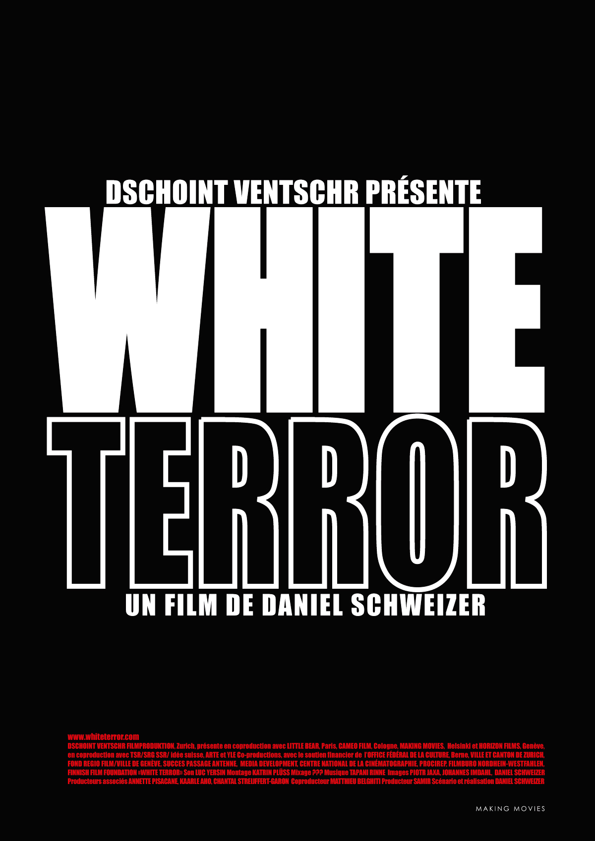 Affiche pour le film-documentaire White Terror